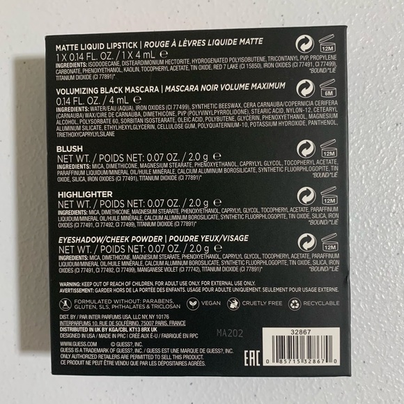 Guess ‘Sunkiss’ Face Mini Look Book Makeup Set-New - Picture 9 of 9